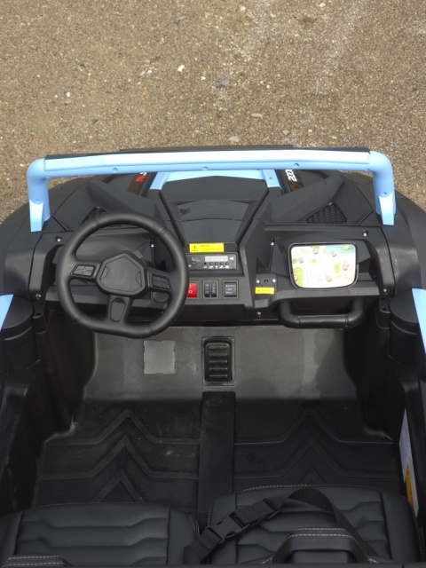 Autko na akumulator MEGA Buggy ATV Racing 4x4 Jasny Niebieski 24V 21Ah