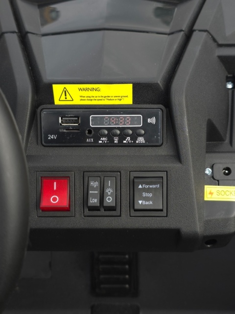 Autko na akumulator MEGA Buggy ATV Racing 4x4 Jasny Niebieski 24V 21Ah