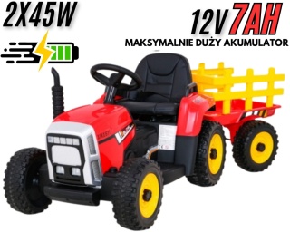 SUPER TRAKTOR BLOW - NA AKUMULATOR Z PRZYCZEPĄ, XMX611