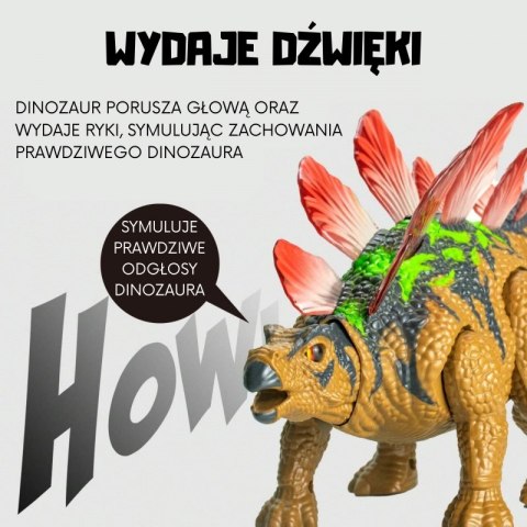 WOOPIE Dinozaur Zdalnie Sterowany RC Robot Stegozaur