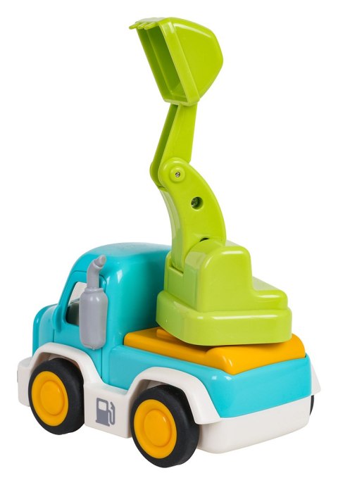 Zestaw Autek Budowlanych z Funkcją Dźwięku i Świateł + Akcesoria