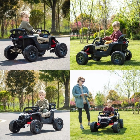 Auto Na Akumulator Buggy Can-am MAVERICK 4x200W 24V DK-CA003 Khaki