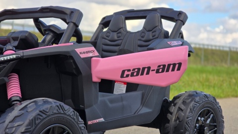 Auto Na Akumulator Buggy Can-am MAVERICK 4x200W 24V DK-CA003 Różowy