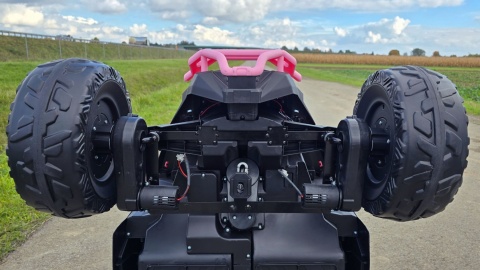 Auto Na Akumulator Buggy Can-am MAVERICK 4x200W 24V DK-CA003 Różowy