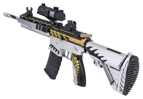 Karabin M416 Szary na Kulki Wodne + Akcesoria