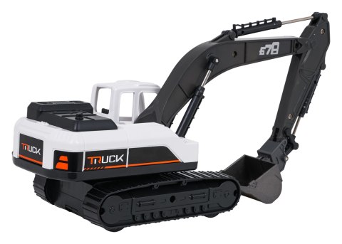 Metalowa Koparka Biała