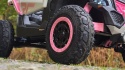Pojazd Buggy CAN-AM Maverick DELUXE + POMPOWANE KOŁA 4x200W 2x24V10Ah Różowy