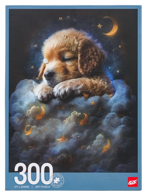 Zestaw Puzzli 300el. Piesek w Chmurach