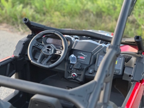 Auto na akumulator Buggy CAN-AM Maverick 3 PREMIUM DELUXE Czerwony + POMPOWANE KOŁA + POWIĘKSZONY AKUMULATOR