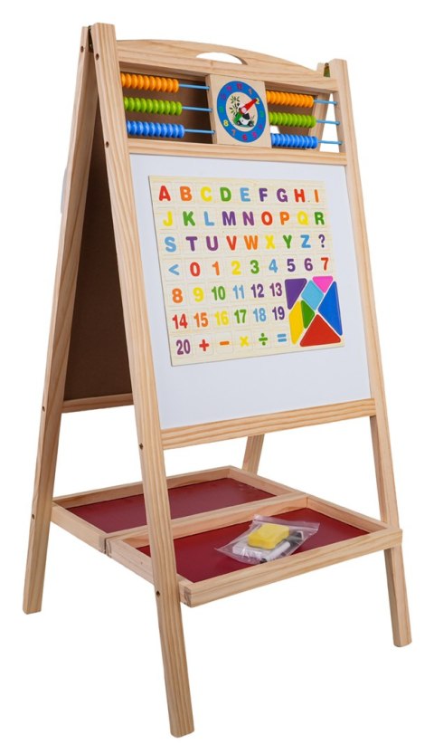 Drewniana Tablica z Liczydłem + Akcesoria