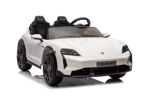 Pojazd Porsche Taycan Turbo S Biały