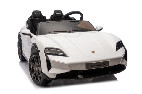 Pojazd Porsche Taycan Turbo S Biały