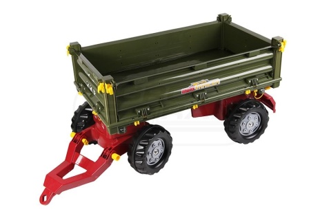 ZESTAW John DEERE koparka + przyczepka dwuosiowa MULTITRAILER