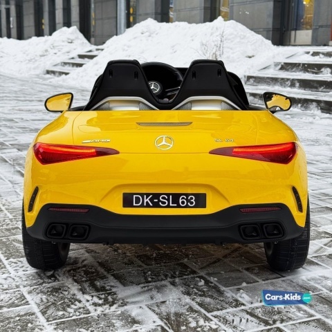 Auto Na Akumulator Mercedes AMG SL63 Żółty Lakierowany