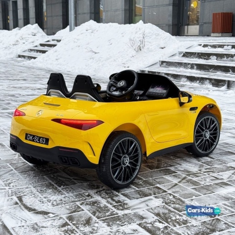 Auto Na Akumulator Mercedes AMG SL63 Żółty Lakierowany