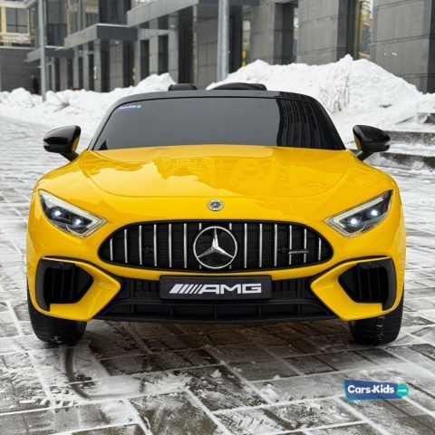 Auto Na Akumulator Mercedes AMG SL63 Żółty Lakierowany