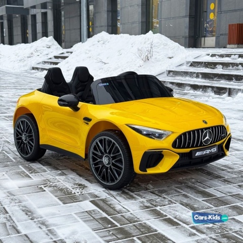 Auto Na Akumulator Mercedes AMG SL63 Żółty Lakierowany