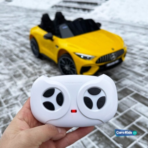Auto Na Akumulator Mercedes AMG SL63 Żółty Lakierowany