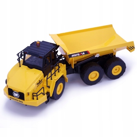 DUŻA WYWROTKA HUINA 1553 CIĘŻARÓWKA ZDALNIE STEROWANA PRZEGUBOWA NA PILOTA LEDY DŹWIĘK