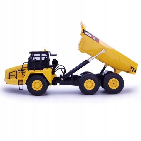 DUŻA WYWROTKA HUINA 1553 CIĘŻARÓWKA ZDALNIE STEROWANA PRZEGUBOWA NA PILOTA LEDY DŹWIĘK