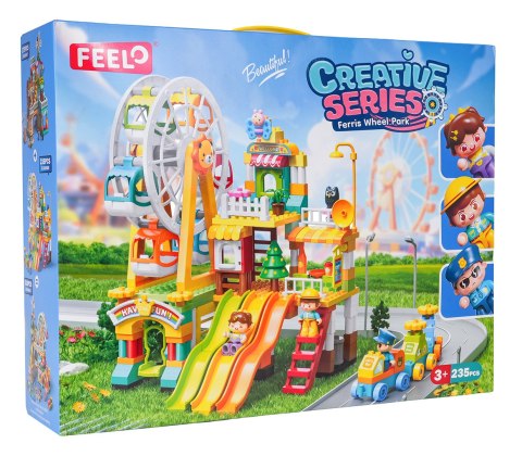 Klocki Konstrukcyjne Wesołe Miasteczko 235el.