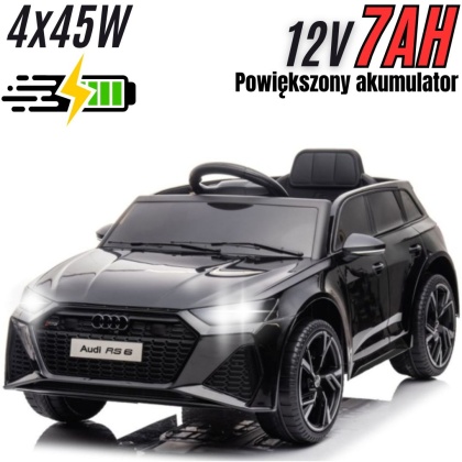 Pojazd na Akumulator Audi RS6 BRD-2118 Czarny