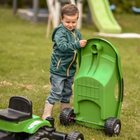 WOOPIE Traktor na Pedały Big PowerTrac z Przyczepą XXL