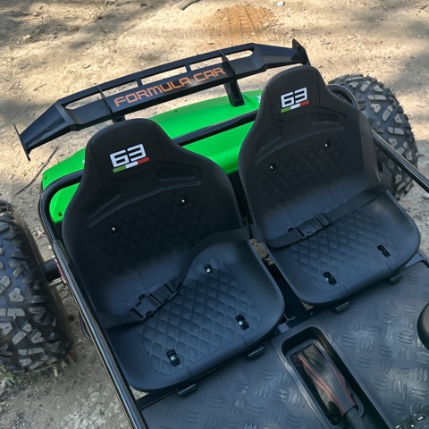 Wielkie BUGGY 2os. GENERAL do 150KG gokart do 25km/h Zielony