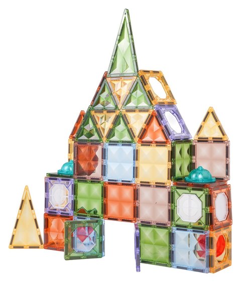 Zestaw Klocków Magnetycznych 3D z Podświetleniem 75el.