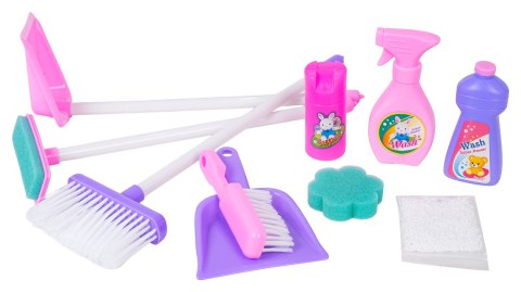 Zestaw Sprzątający Różowy + Akcesoria