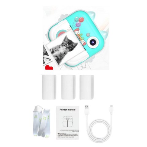 Aparat różowy 8,5x 9x 4,5cm