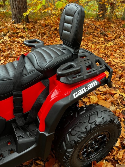 Duży Quad na akumulator Can Am Outlander 4x200W 24V ATV Czerwony