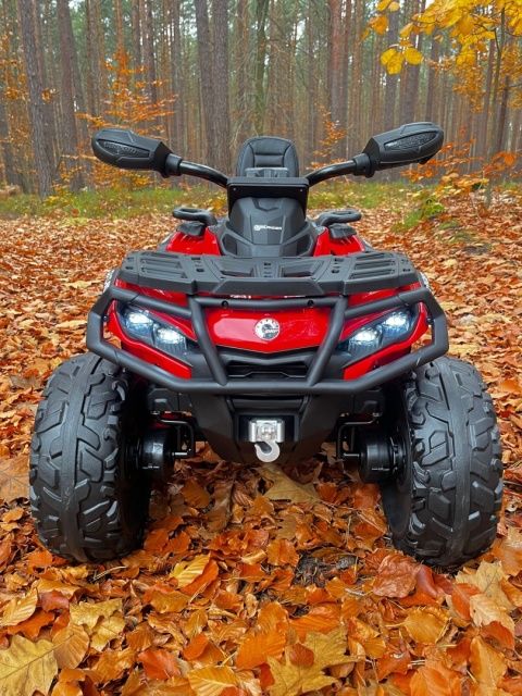 Duży Quad na akumulator Can Am Outlander 4x200W 24V ATV Czerwony