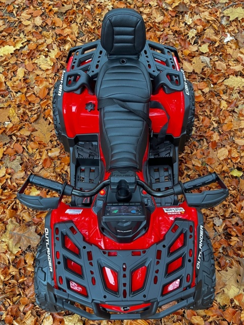 Duży Quad na akumulator Can Am Outlander 4x200W 24V ATV Czerwony