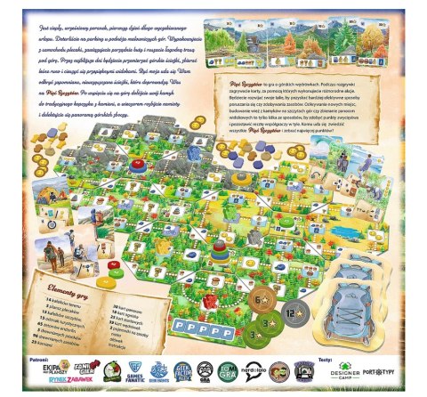 Gra rodzinna Pięć Szczytów Górskie Wędrówki Trefl 02517