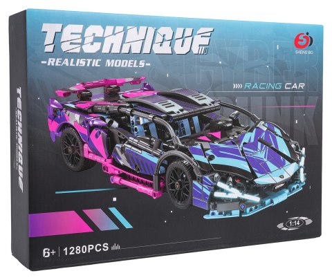 Klocki Auto Sportowe 1280el.