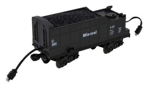 Kolejka Retro z Funkcją Świateł, Dźwięku i Dymu 216cm