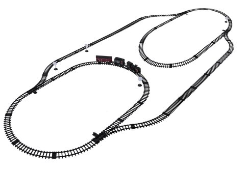 MEGA Kolejka z Pociągami z Funkcją Dymu, Świateł i Dźwięku