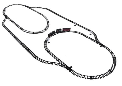 MEGA Kolejka z Pociągami z Funkcją Dymu, Świateł i Dźwięku