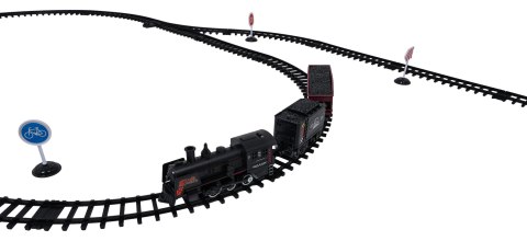 MEGA Kolejka z Pociągami z Funkcją Dymu, Świateł i Dźwięku