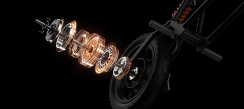 Motocykl elektryczny Elite Series R8 Żółty 14 lat+ Hyper Gogo HG1020489