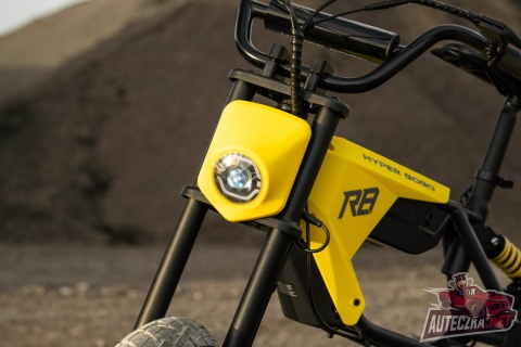 Motocykl elektryczny Elite Series R8 Żółty 14 lat+ Hyper Gogo HG1020489