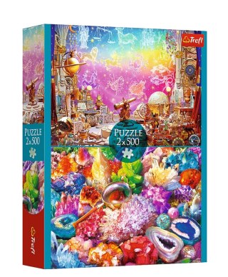 Puzzle - 2x500 - Kosmos i kryształy - Trefl 37499