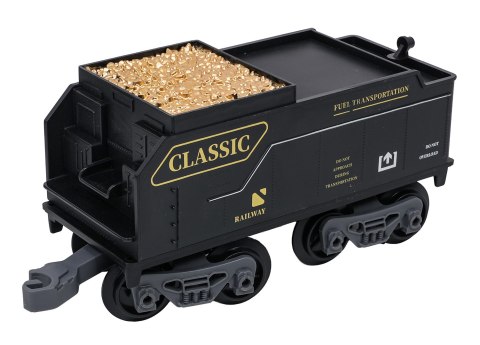 Transportowa Kolejka Retro z Funkcją Świateł, Dźwięku i Dymu 172cm