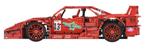 Zestaw Klocków Autko Sportowe 2688el. Czerwone