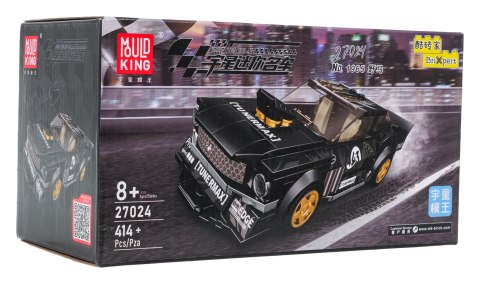 Zestaw Klocków Auto Sportowe Czarne 414el.