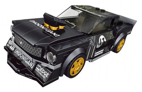 Zestaw Klocków Auto Sportowe Czarne 414el.