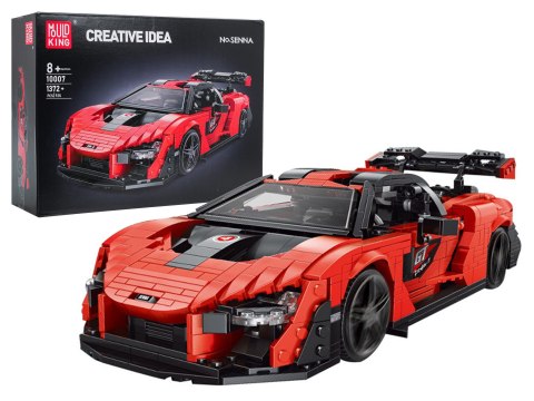 Zestaw Klocków Auto Sportowe Pomarańczowe 1372el.