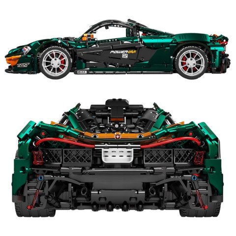 Zestaw Klocków Auto Sportowe Zielone 3268el.