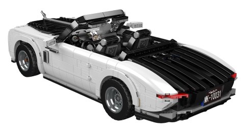 Zestaw Klocków Pojazd Biały Kabriolet 1603el.